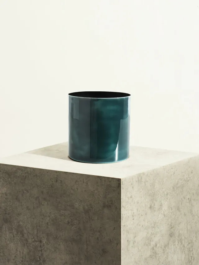 By Charlot Vert opale cache-pot céramique 14 cm