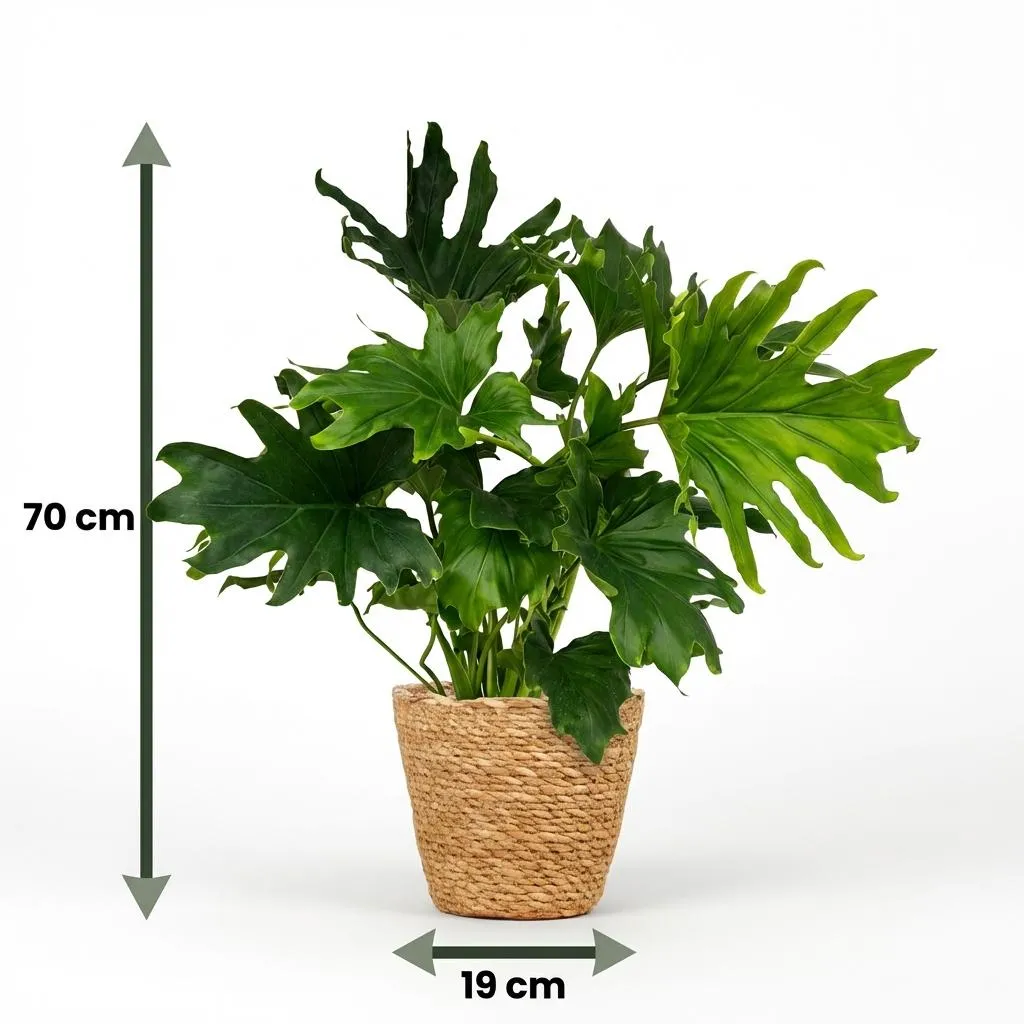 Plant and Stories Lickety Split philodendron plante pot 19cm 70cm