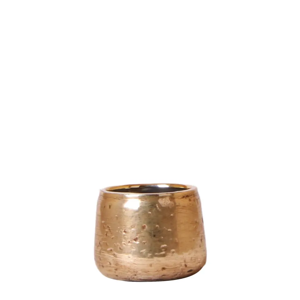 Plant and Stories Luxury cache-pot céramique 6 cm doré